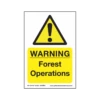 Treehog SS0050 Corex Safety Sign Warning Forest Operations -Outdoor Tools Pro Shop ss0050
