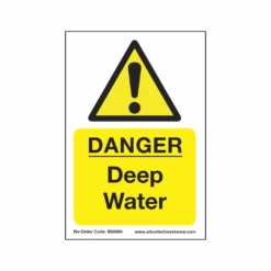 Treehog SS0080 Corex Safety Sign Danger Deep Water