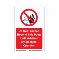 Treehog SS0030 Corex Safety Sign Do Not Proceed Until
